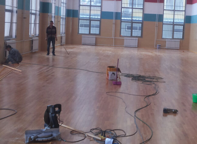 羽毛球地板安裝工程案例 羽毛球地板安裝工程案例