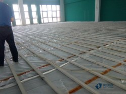 國標籃球場館地板施工