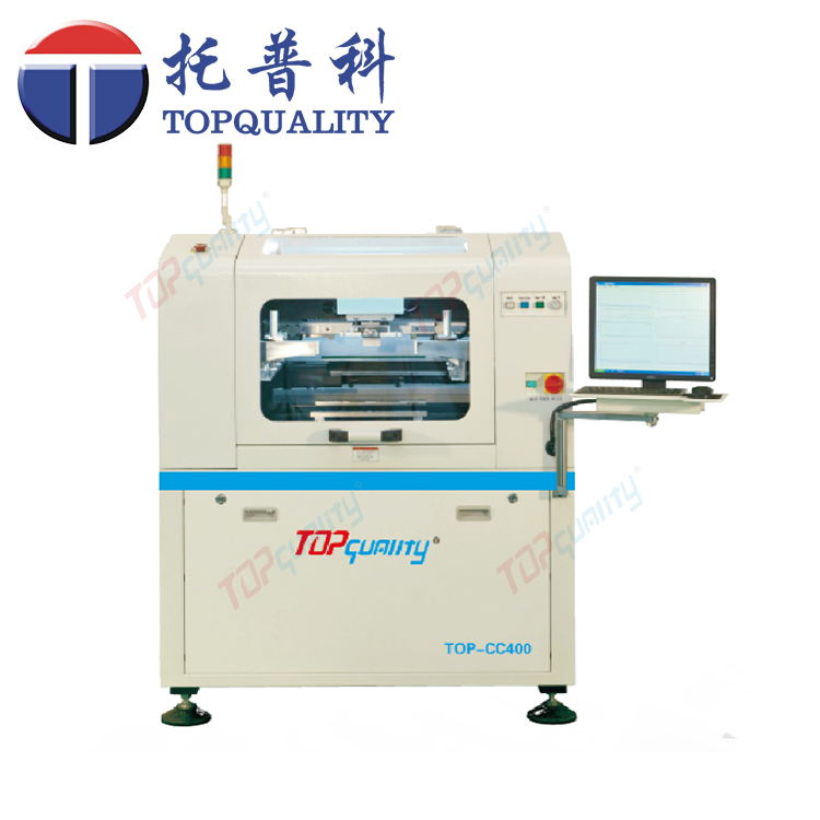 topquality CC-400高精度、高剛性一體化框架式機(jī)身結(jié)構(gòu)全自動(dòng)錫膏印刷機(jī)